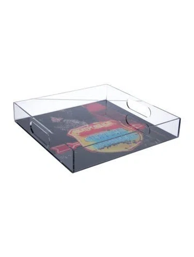 Pre-owned Nicole Sassaman Chateau Marmont Square Tray In Black