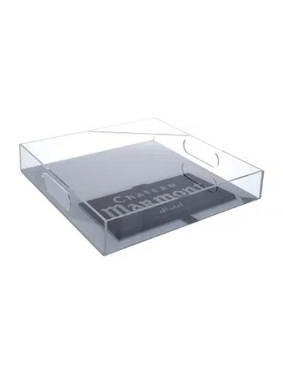 Pre-owned Nicole Sassaman Chateau Marmont Tray In White