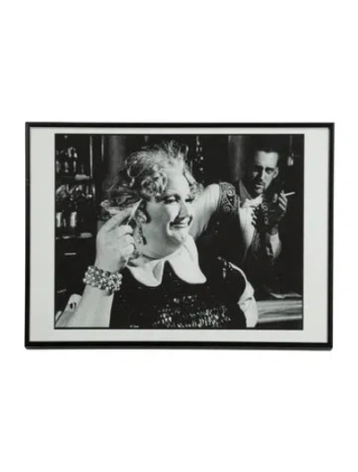 Pre-owned Nicole Sassaman Large Framed Picture In Black