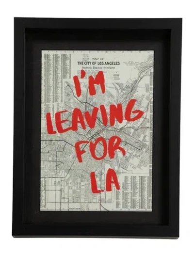 Pre-owned Nicole Sassaman Large Framed Poster In Black