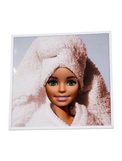 Pre-owned Nicole Sassaman Lenticular Spa Barbie In White
