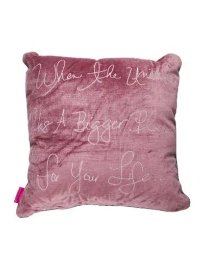 Pre-owned Nicole Sassaman Printed Throw Pillow In Multi