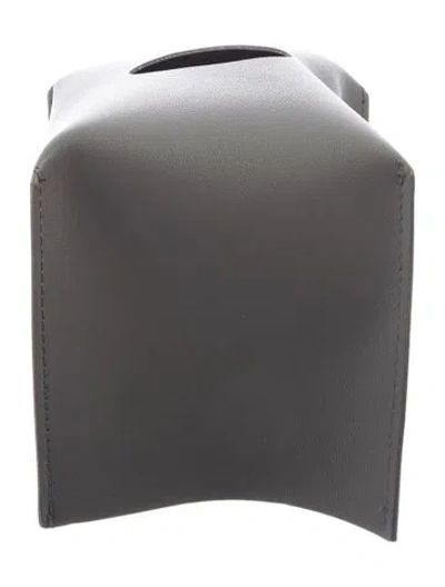 Pre-owned Nicole Sassaman Tissue Box Cover In Gray