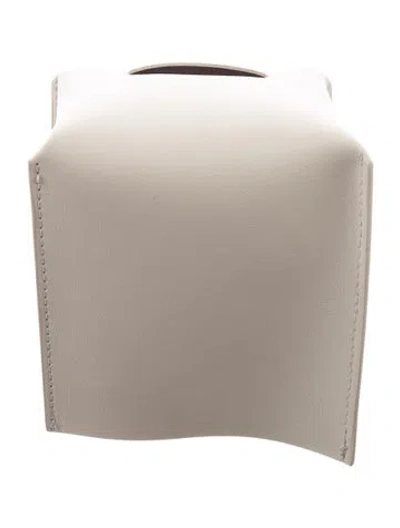 Pre-owned Nicole Sassaman Tissue Box Cover In Neutral
