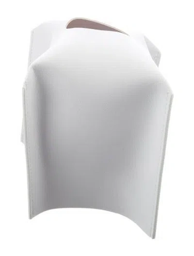 Pre-owned Nicole Sassaman Tissue Box Cover In White