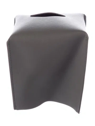 Pre-owned Nicole Sassaman Tissue Box In Gray