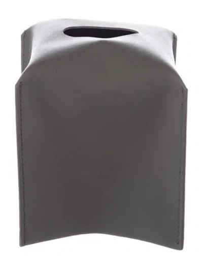 Pre-owned Nicole Sassaman Tissue Box In Gray