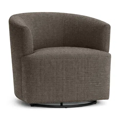Nicoletti Corona Fabric Swivel Chair In Alce  - Bottle Green