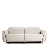 Nicoletti Giuseppe  Desto Power Reclining Leather Sofa In Minerva -tortora