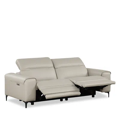 Nicoletti Tacchino Power Reclining Two Piece Leather Sofa