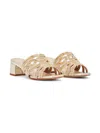 Nicoli 30mm Noelie Sandals In Gold