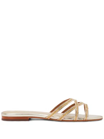Nicoli Sidnee Slides In Gold