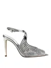Nicolo' Beretta Beiby Sandals Silver In Silver