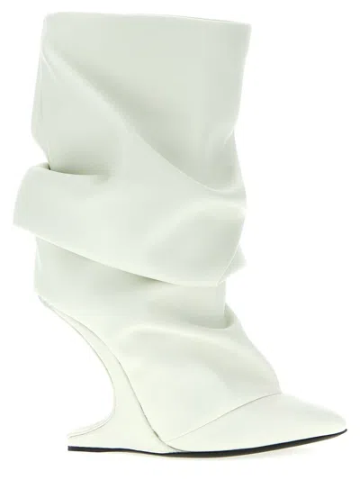 Nicolo' Beretta 105mm Tales Boots In White
