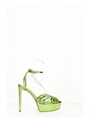 Nicolo' Beretta Heidi Sandals Green In Green