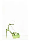 Nicolo' Beretta Heidi Sandals Green In Green