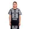 Nicolo Tonetto Round Neck Printed T-shirt In Black
