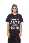 Nicolo Tonetto Round Neck Printed T-shirt In Blue