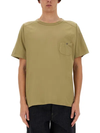 Nigel Cabourn Basic T-shirt In Brown