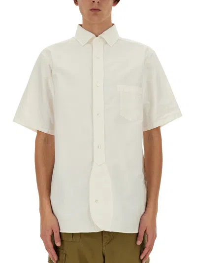 Nigel Cabourn Cotton Shirt In White