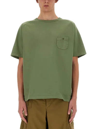 Nigel Cabourn Cotton T-shirt In Green