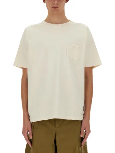 Nigel Cabourn Cotton T-shirt In White