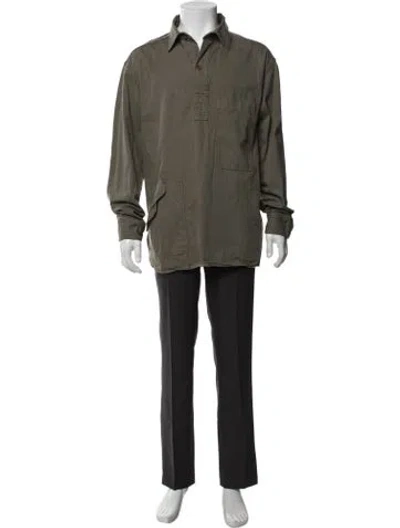 Pre-owned Nigel Cabourn Long Sleeve Shirt In Green