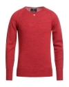 Nigel Cabourn Man Sweater Red Size 34 Wool In Red