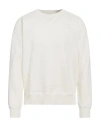Nigel Cabourn Man Sweatshirt Ivory Size M Organic Cotton In White