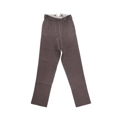Nigel Cabourn Men's Farmer Pant In Charcoal In Brown