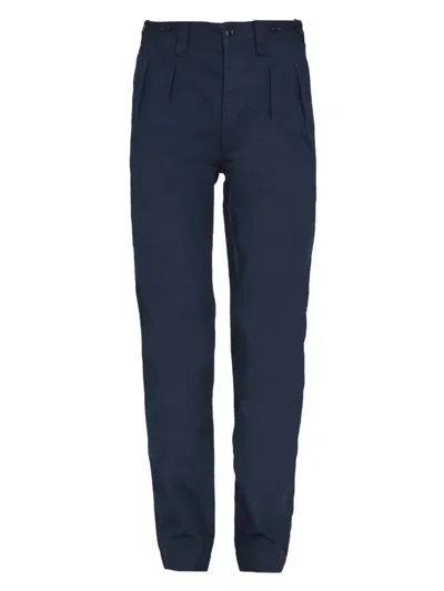 NIGEL CABOURN PLEATED STRAIGHT-LEG TROUSERS