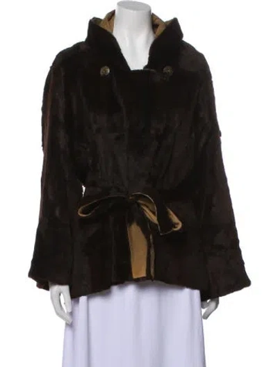 Pre-owned Nigel Preston Fur Jacket In Brown