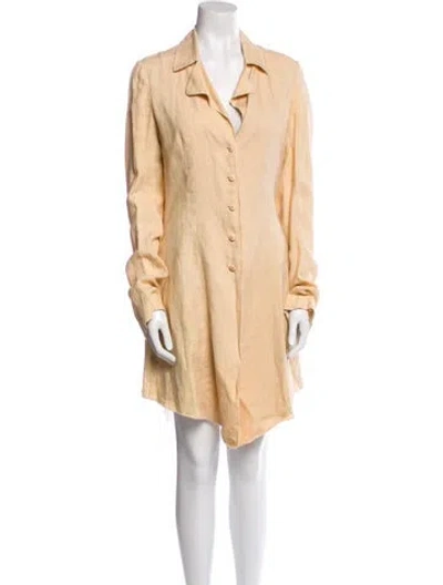 Pre-owned Nigel Preston Linen Striped Jacket In Neutral