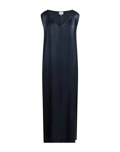 Nigel Preston Woman Maxi Dress Navy Blue Size M Viscose