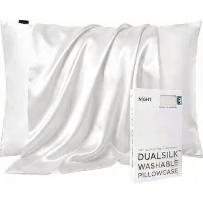 Night Dualsilk Pillowcase In White