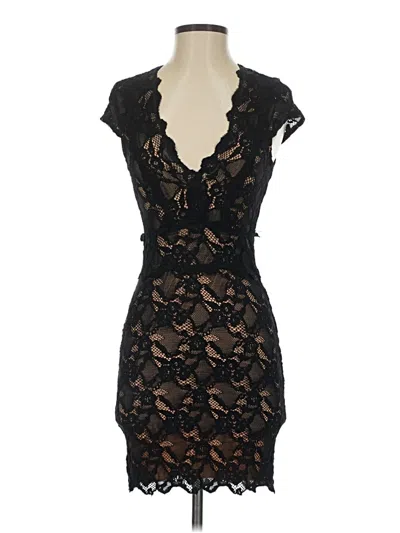 Pre-owned Nightcap Cocktail Dress In Black