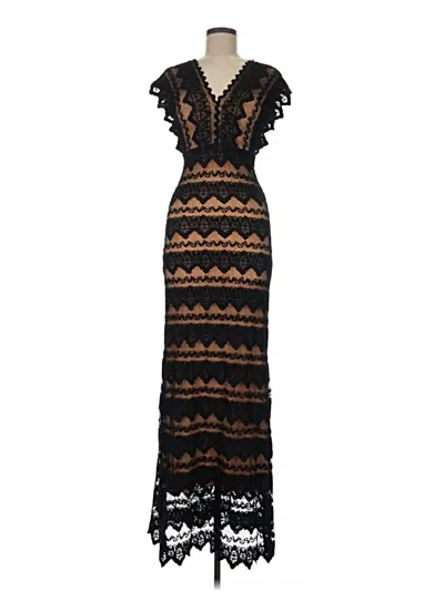 Pre-owned Nightcap Cocktail Dress In Black