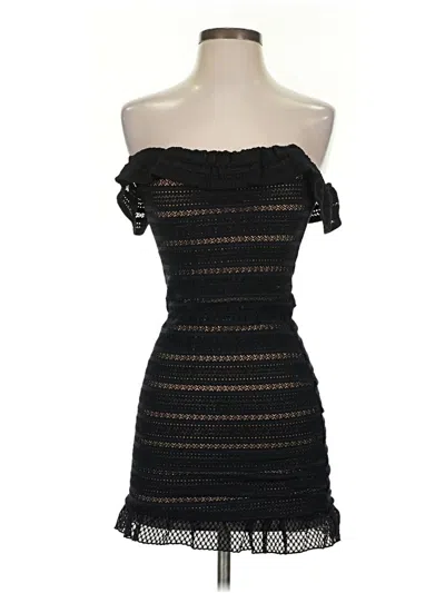 Pre-owned Nightcap Cocktail Dress In Black
