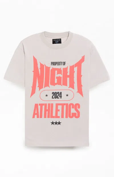 Nightlab Men's Cream Gym T-shirt In Neutral