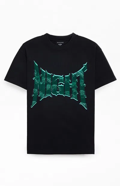 Nightlab Men's Jumbo Night T-shirt In Black