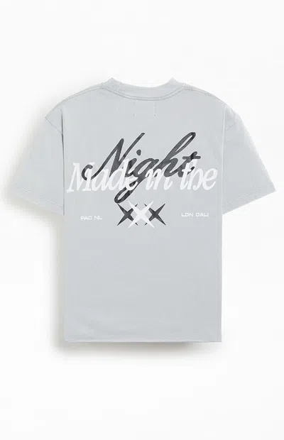 Nightlab Men's Made In The Night V2 T-shirt In Gray