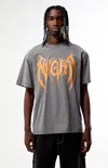 Nightlab Men's Night Claw T-shirt In Gray In Gray