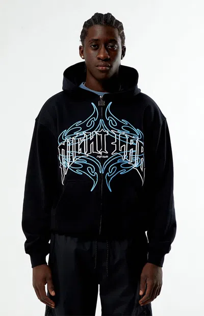 Nightlab Men's Night Made Full Zip Hoodie In Black