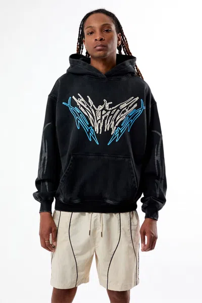 Nightlab Men's Night Pac Hoodie In Washed Black
