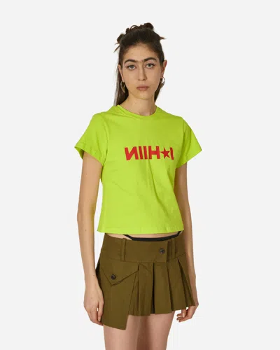 Nii Hai High Star Baby Tee Neon In Yellow