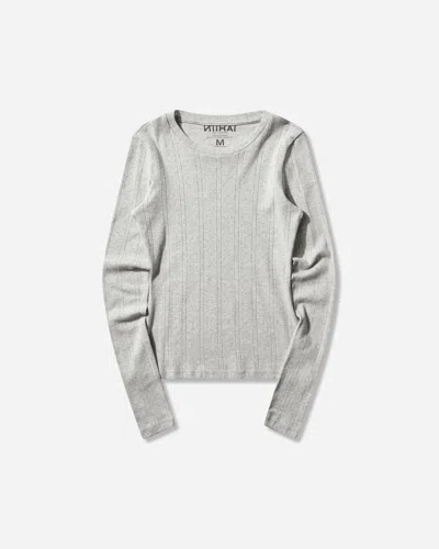 Nii Hai Women S Daisy Longsleeve Top In Gray