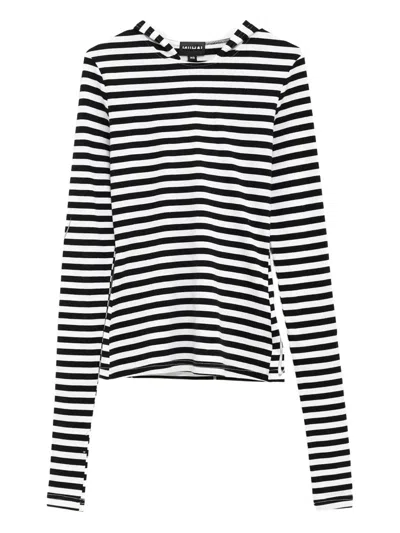 Niihai Bella Hooded Striped Top