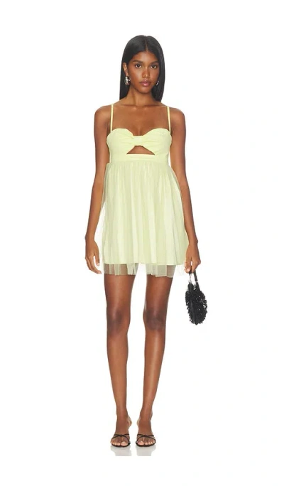 Niihai Bralette Mini  ドレス In Yellow