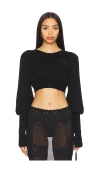 Niihai Bubble Cardi In Black