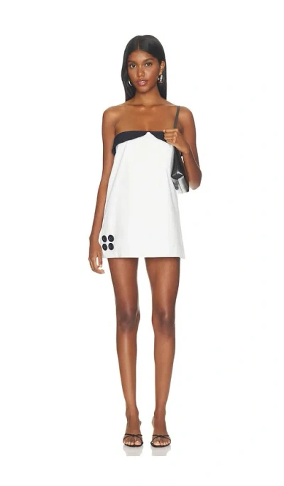 Niihai Collar Bandeau  ドレス In White